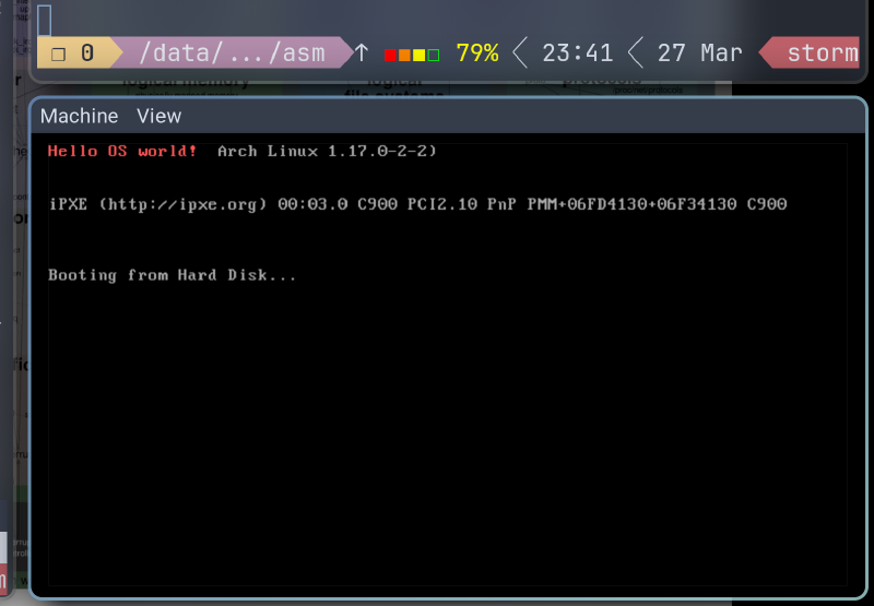 Featured image of post 纯裸机在屏幕打印文字