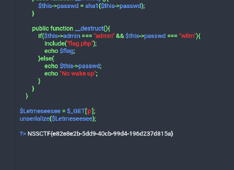 Featured image of post Nssctf Web No_wakeup Wp
